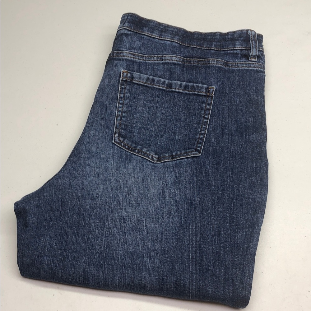 RICKIS WIDE LEG HIGH-RISE JEANS SZ 18R /L28 ⭐️